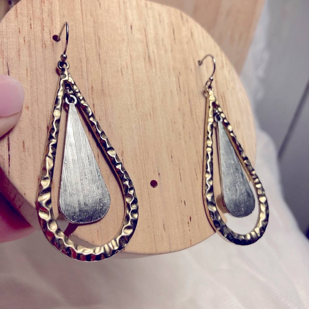 *3 for $20* Necklace & Earrings Set, X-long Chain, Gold/Silver-toned Earrings